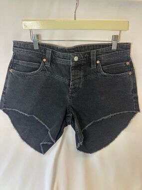 Free People We The Free French Cut/Size 32 Dark Gray Denim Shorts